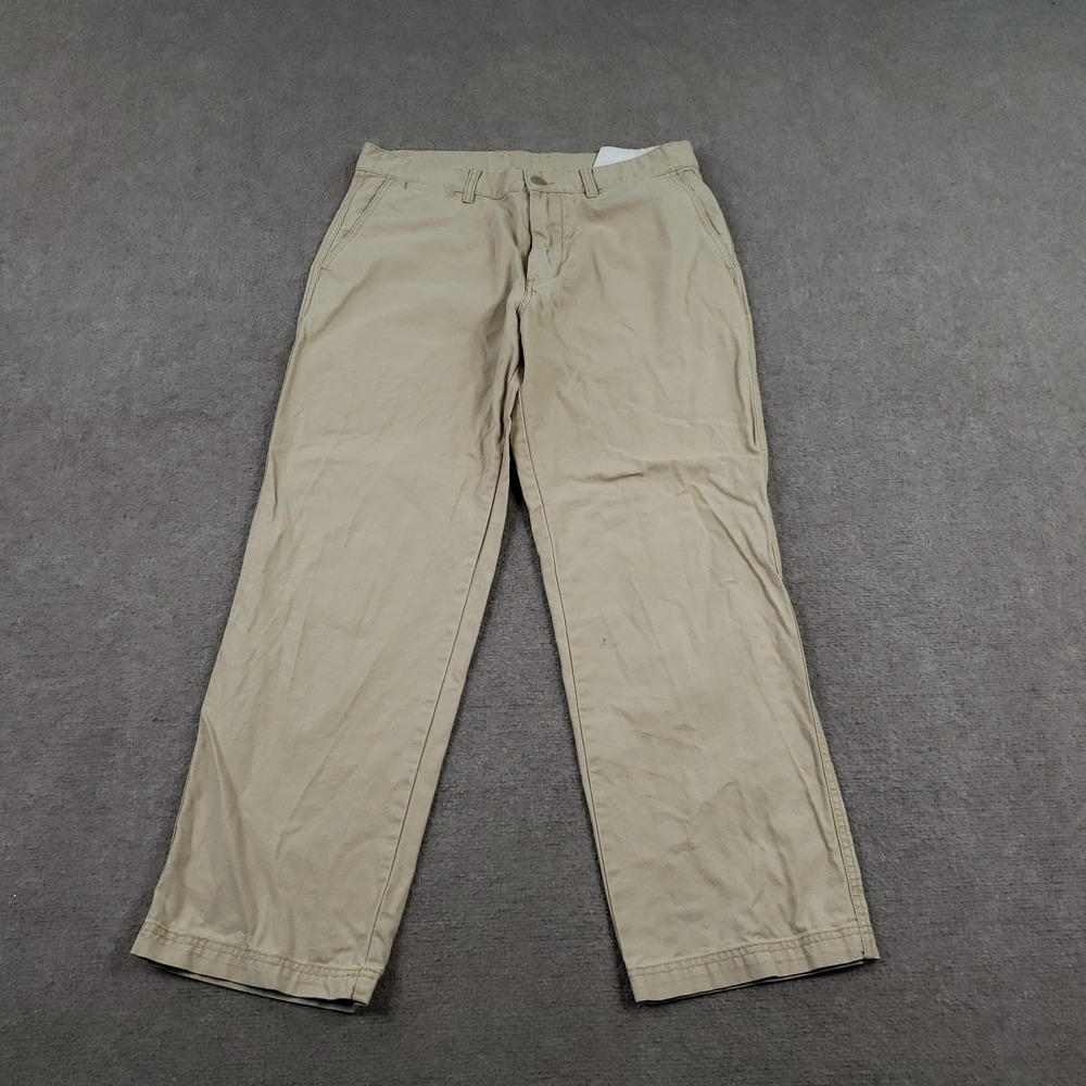 Patagonia Pants Mens 34x29 Beige Chino Organic Cotton Straight Pockets Hiking